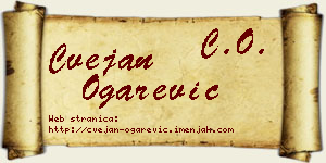 Cvejan Ogarević vizit kartica